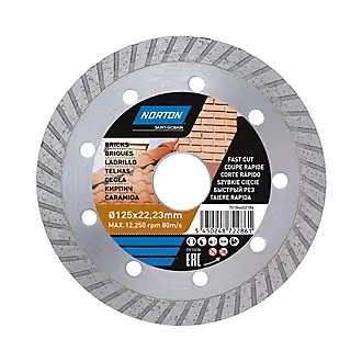 Disque diamant turbo multi Norton 125x22,2 mm